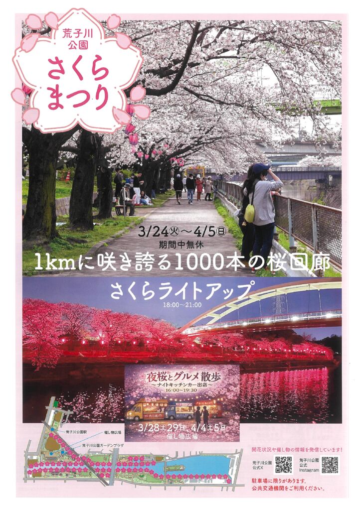 3/24～4/5　荒子川公園　さくらまつり①